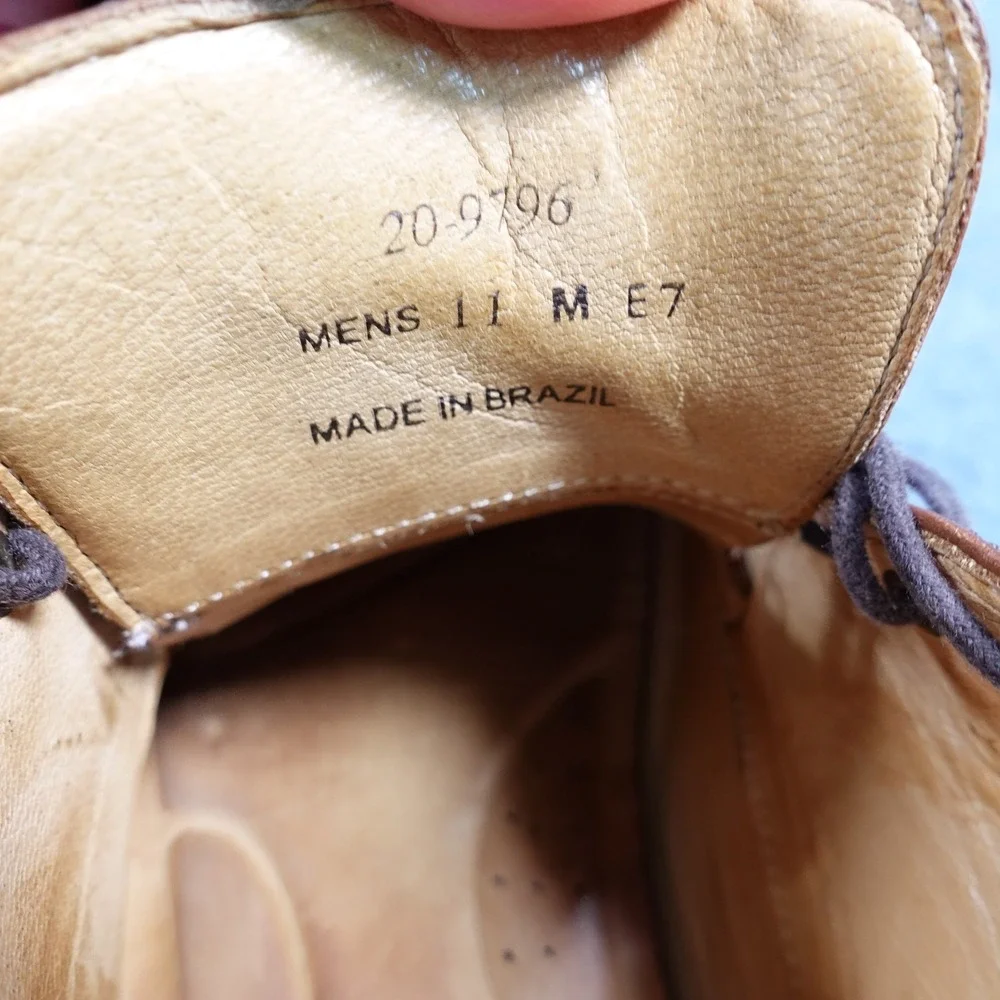 Johnston & Murphy‎ Brown Leather Signature Series Chukka Boots 20-9796 Size 11